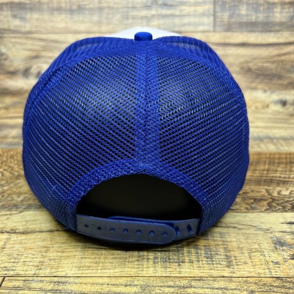 Ole Miss Rebels Mens Trucker Hat Blue Snapback University of Mississippi Cap - Picture 5 of 8